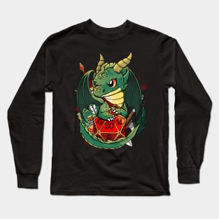 Dragon Role Dice Long Sleeve T-Shirt